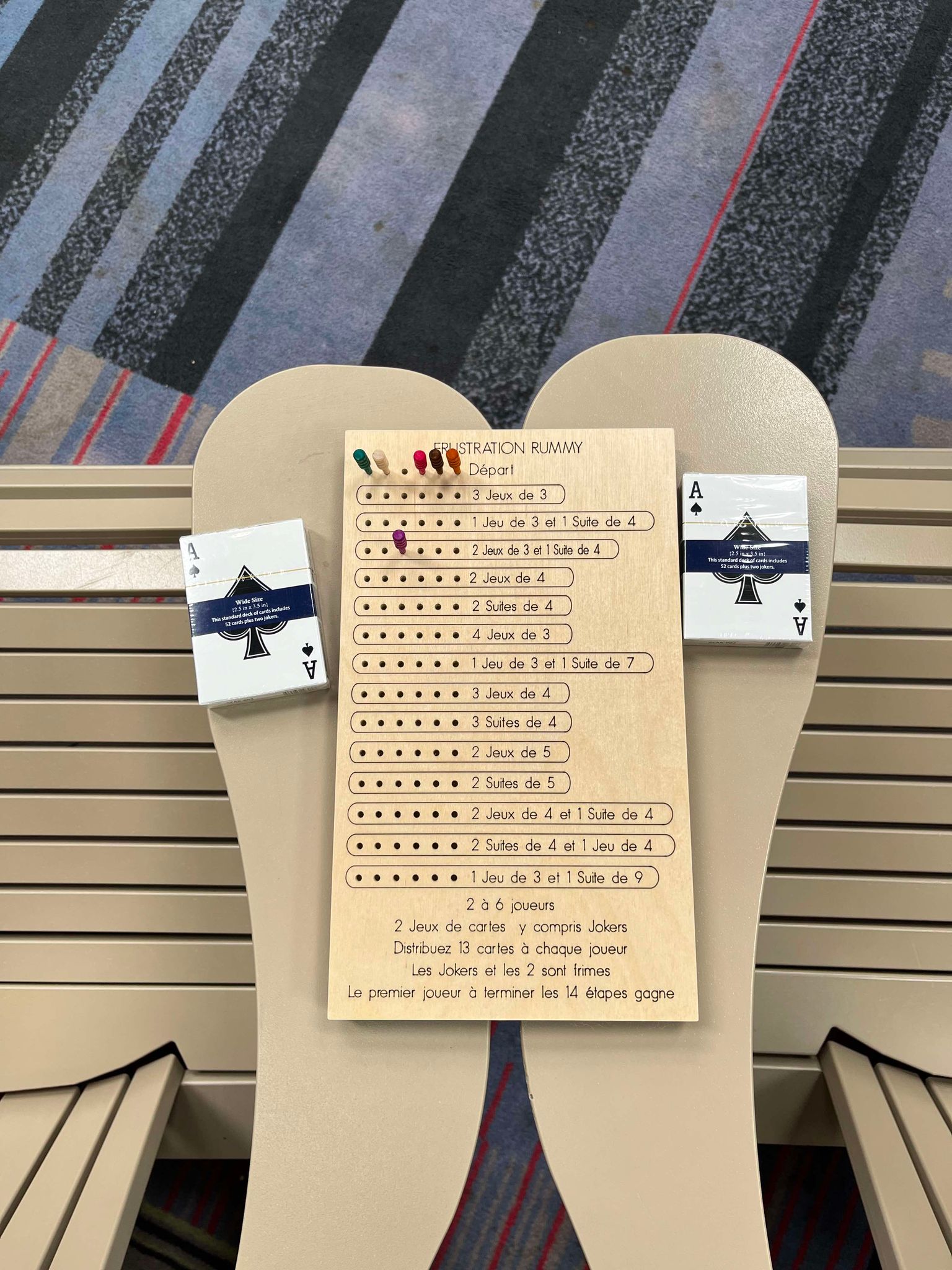 Jeu de Frustration Rummy